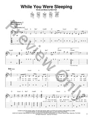While You Were Sleeping Guitar and Fretted sheet music cover